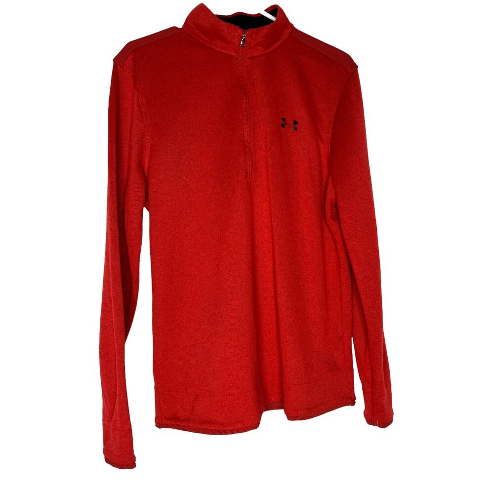 Under Armour Coldgear Loose Men's Pullover Jacket in Red/Orange Size M